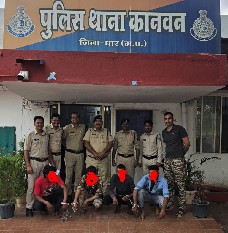कानवन के ग्राम सिलौदाखुर्द में फरियादी की किराना दुकान में हुई चोरी का कानवन पुलिस ने किया पर्दाफाश। आरोपियों को गिरफ्तार कर जेल भेजा।