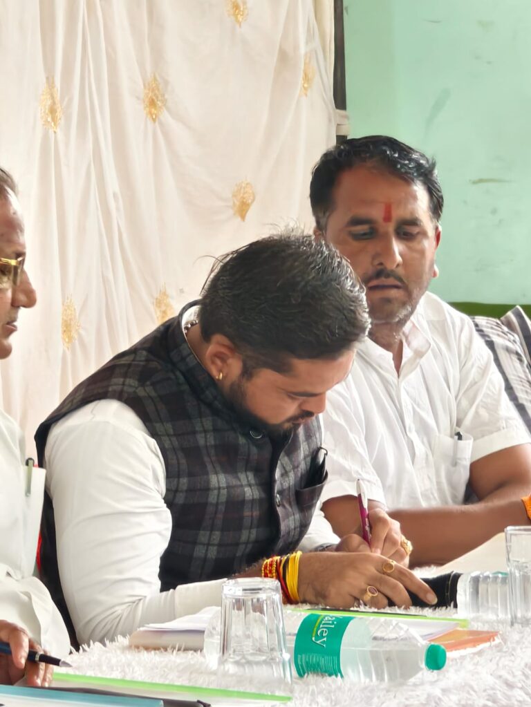 विकसित भारत – 2047 विजन बैठक में भाजपा मंडल अध्यक्ष शुभम राठौड़ ने ताल क्षेत्र के विकास के लिए रखे महत्वपूर्ण सुझाव