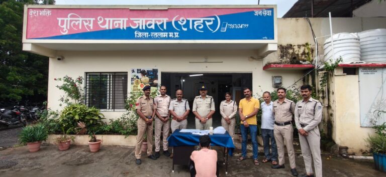 जावरा शहर पुलिस को नकबजनी में बड़ी सफलता, ₹2.37 लाख का माल बरामद, 03 आरोपी गिरफ्तार