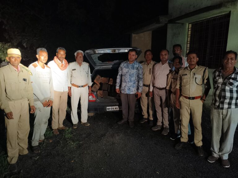 इछावर वन परिक्षेत्र अधिकारी की बड़ी कार्रवाई, दो वाहनों से 33 सागौन की सिल्लियां जप्त