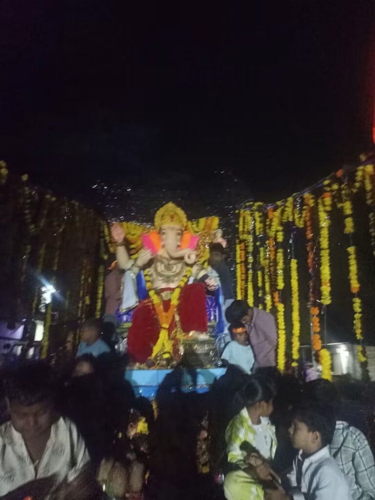ग्राम खजूरी में 10 दिवसीय गणेश आरती का समापन, भव्य विसर्जन के साथ हुआ आयोजन संपन्न